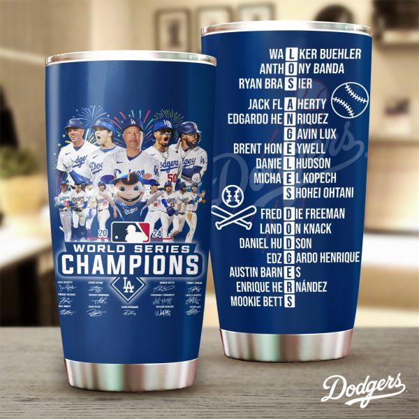 Los Angeles Dodgers Tumbler Cup - TANTN 9027