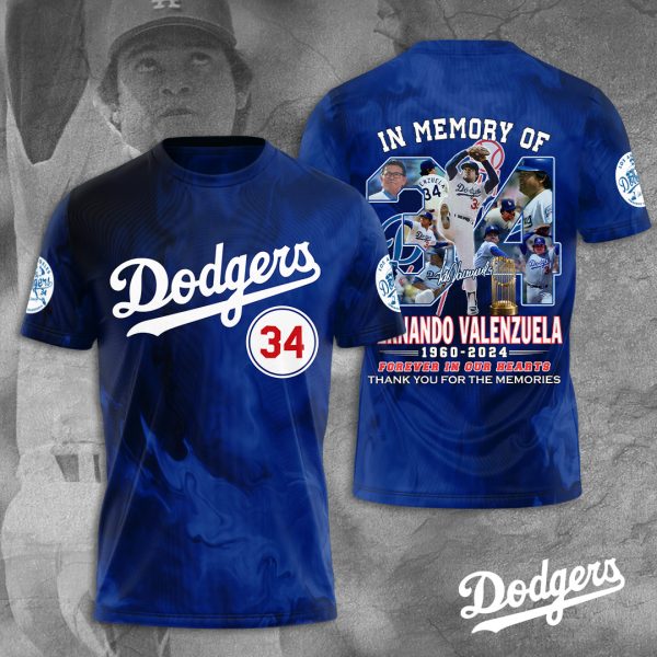 Los Angeles Dodgers x Fernando Valenzuela 3D Apparel – TANTN 8932