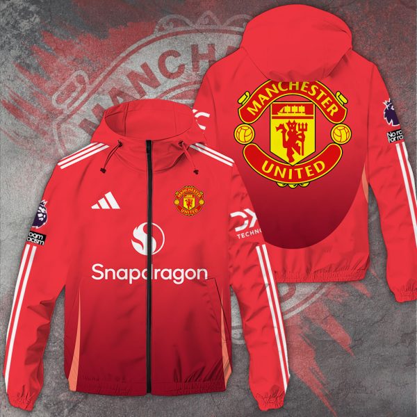 Manchester United 3D Windbreaker Jacket - TANTN 8695