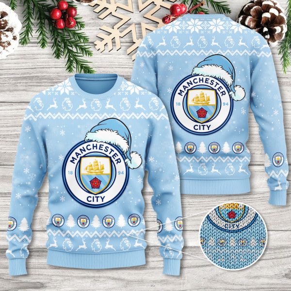 Manchester City 3D Ugly Sweater - TANTN 8829