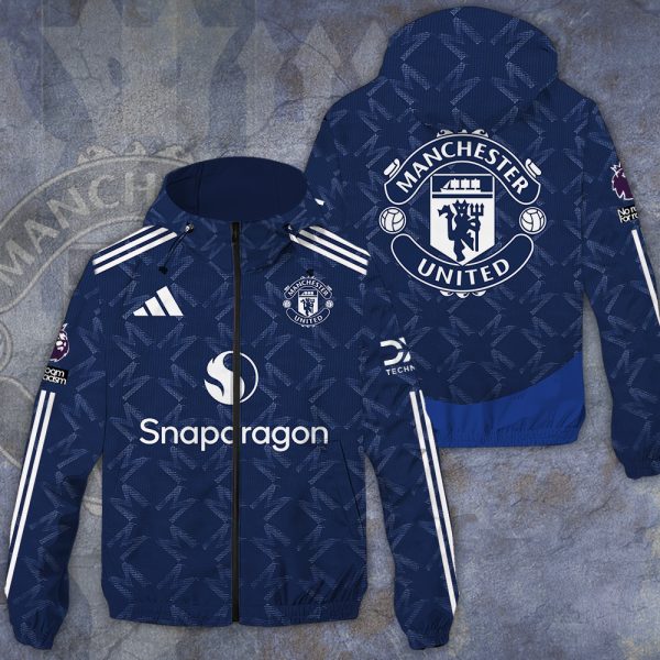 Manchester United 3D Windbreaker Jacket - TANTN 8696