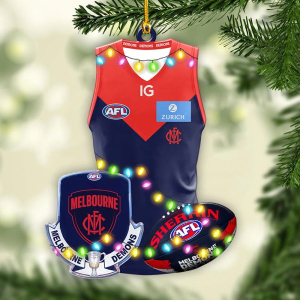 Personalized Melbourne FC Custom Shape 2-sided Acrylic Ornament – VANDH 3844