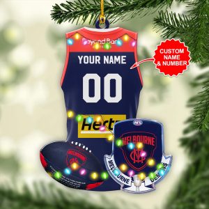 Personalized Melbourne FC Custom Shape 2-sided Acrylic Ornament – VANDH 3844