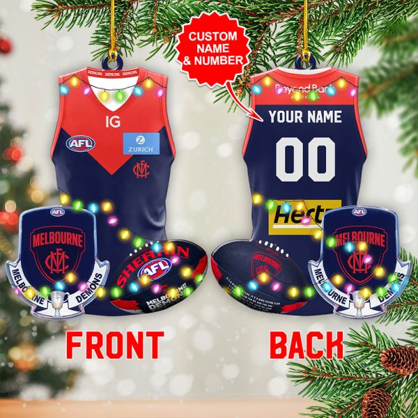 Personalized Melbourne FC Custom Shape 2-sided Acrylic Ornament – VANDH 3844