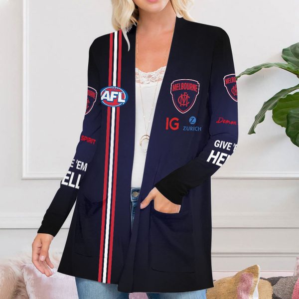 Melbourne FC Women's Patch Pocket Cardigan - VANDH 3764