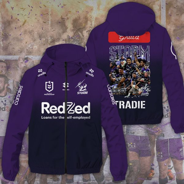 Melbourne Storm 3D Windbreaker Jacket - TANTN 8547