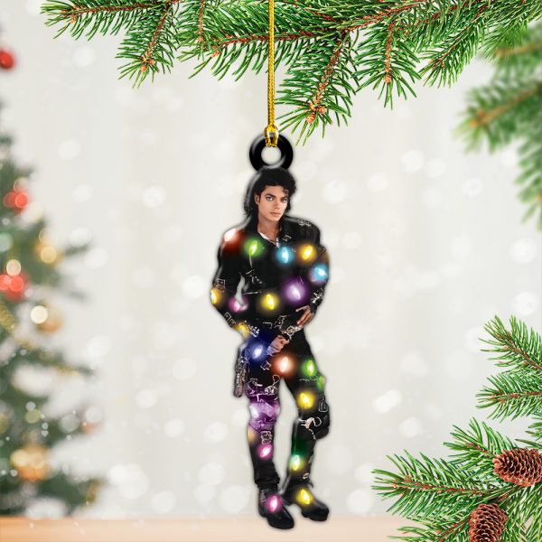 Michael Jackson Custom Shape 2-sided Acrylic Ornament - HOATT 6768