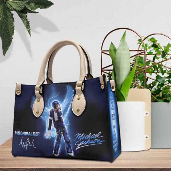 Michael Jackson Leather HandBag - HOATT 6685