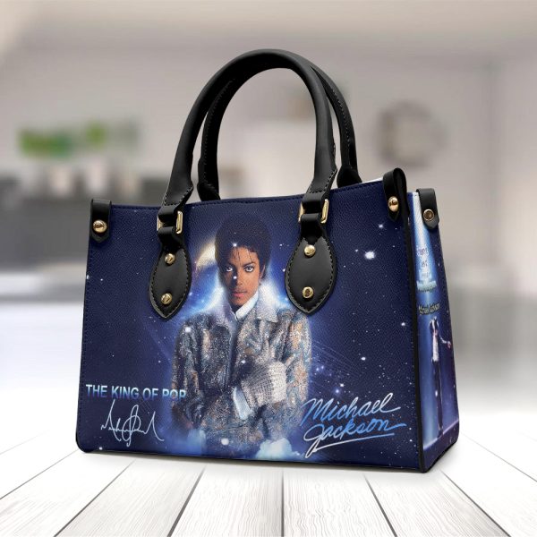 Michael Jackson Leather HandBag - HOATT 6746