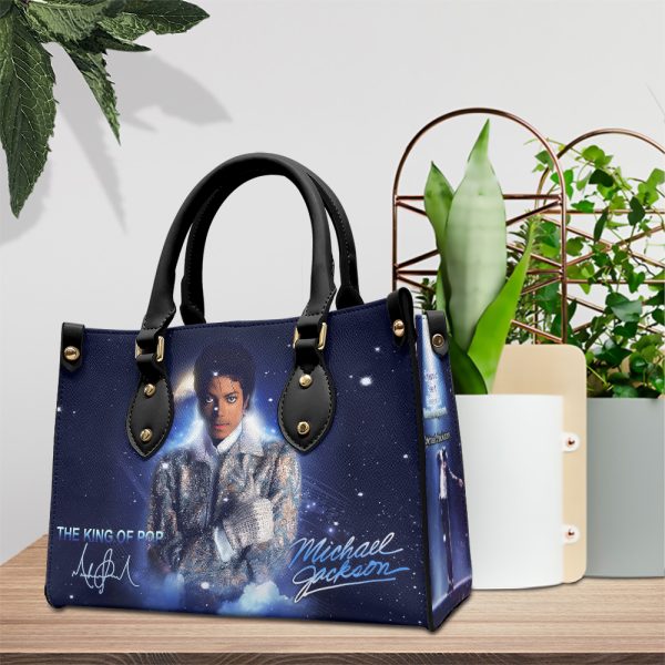 Michael Jackson Leather HandBag - HOATT 6746