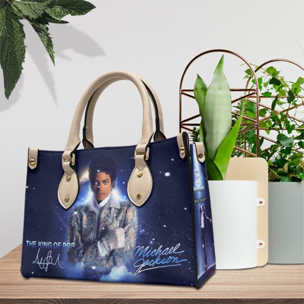 Michael Jackson Leather HandBag - HOATT 6746