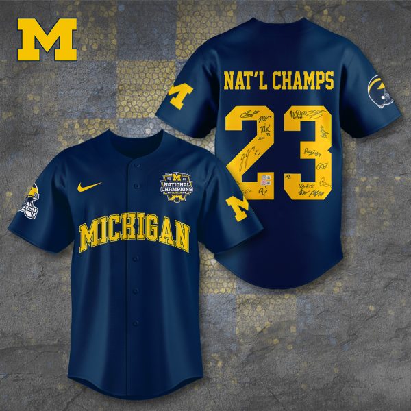 Michigan Wolverines Football Baseball Jersey - TANTN 8565