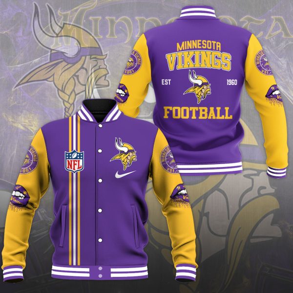 Minnesota Vikings Varsity Jacket - MAITM 8529