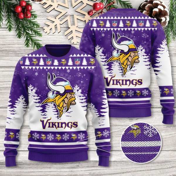 Minnesota Vikings 3D Ugly Sweater - TANTN 8841