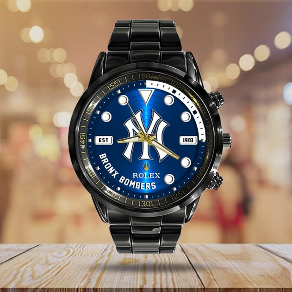 New York Yankees x Rolex Black Stainless Steel Watch - MAITM 8283