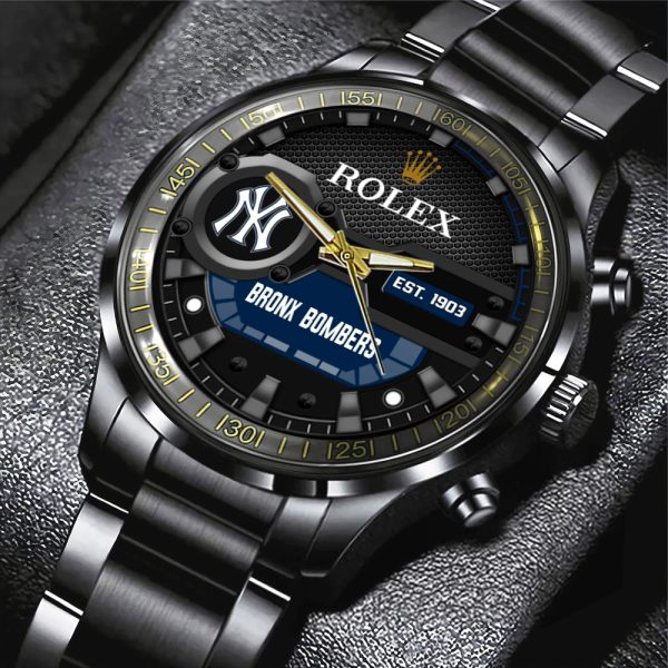 New York Yankees x Rolex Black Stainless Steel Watch - MAITM 8284