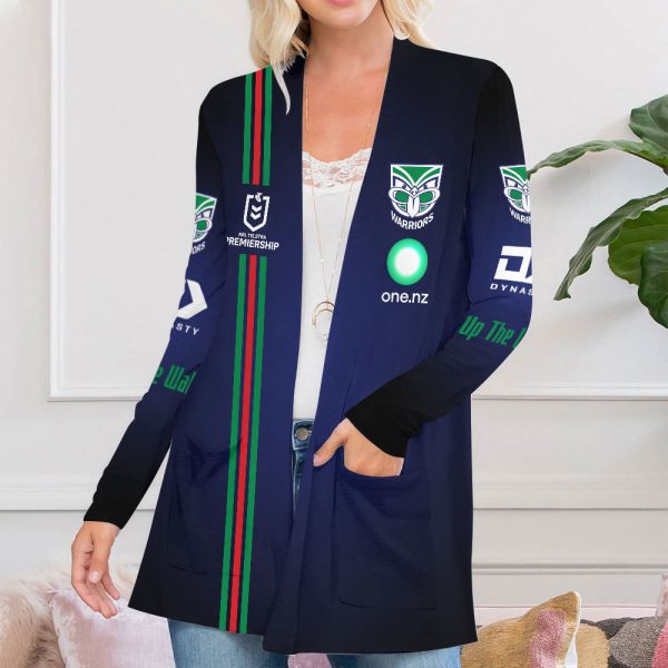 New Zealand Warriors Women's Patch Pocket Cardigan - VANDH 3770