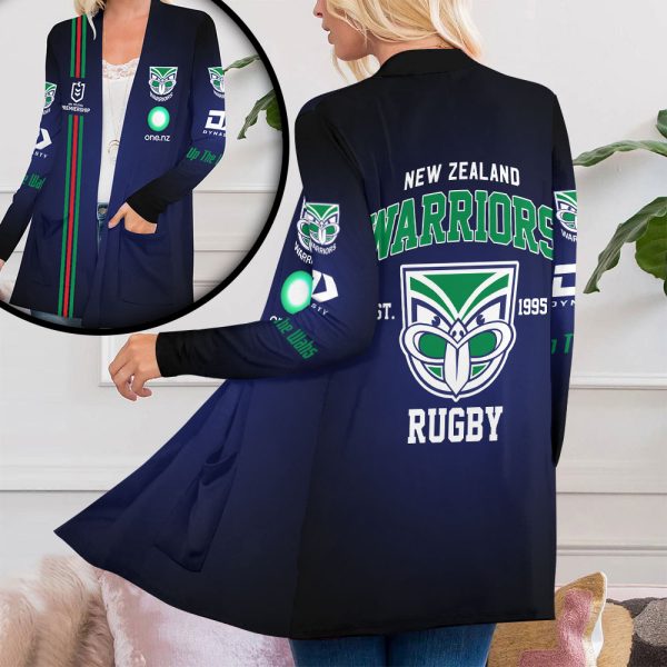 New Zealand Warriors Women's Patch Pocket Cardigan - VANDH 3770