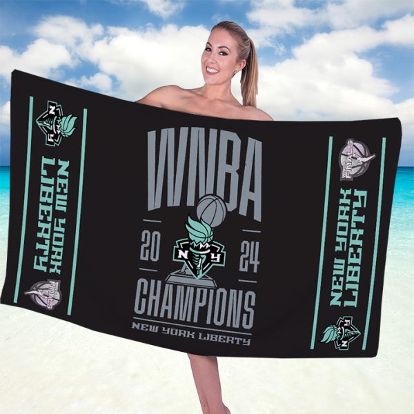 New York Liberty Rectangle Beach Towel - TANTN 8865