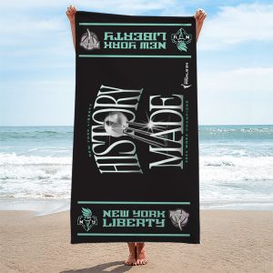 New York Liberty Rectangle Beach Towel - TANTN 8885