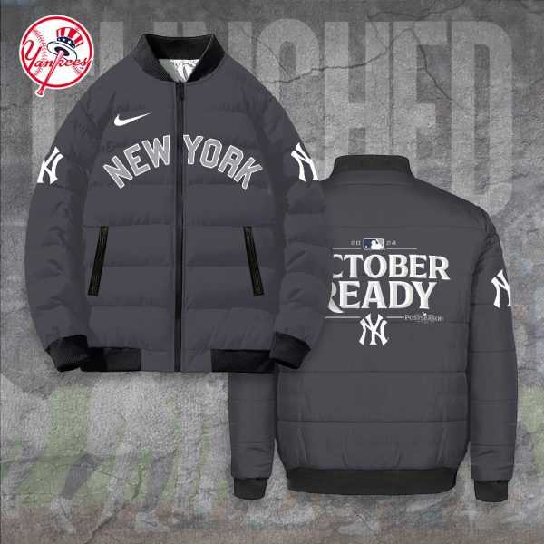 New York Yankees 3D Bomber Puffer Jacket - TANTN 8584