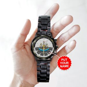 Personalized Newcastle United Black Stainless Steel Watch - TANTN 8985