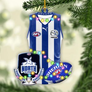 Personalized North Melbourne FC Custom Shape 2-sided Acrylic Ornament – VANDH 3846