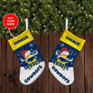 Personalized North Queensland Cowboys Christmas Stocking - MAITM 8271