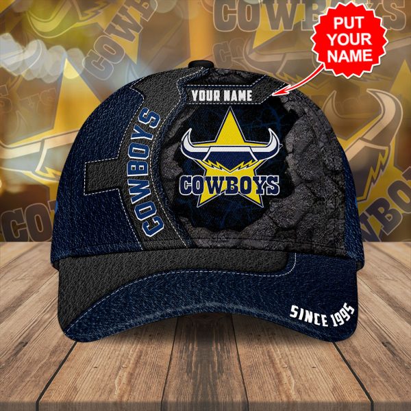 Personalized North Queensland Cowboys Classic Cap - MAITM 8263