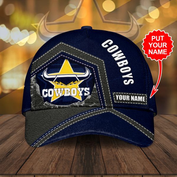 Personalized North Queensland Cowboys Classic Cap - MAITM 8314