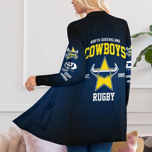 North Queensland Cowboys Women's Patch Pocket Cardigan - VANDH 3771