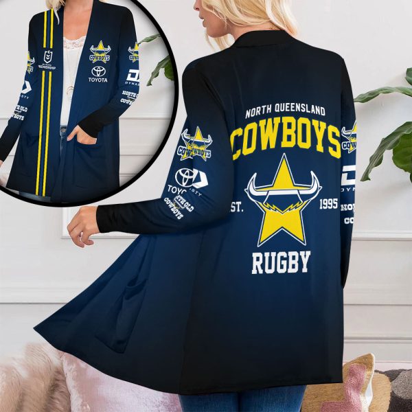 North Queensland Cowboys Women's Patch Pocket Cardigan - VANDH 3771