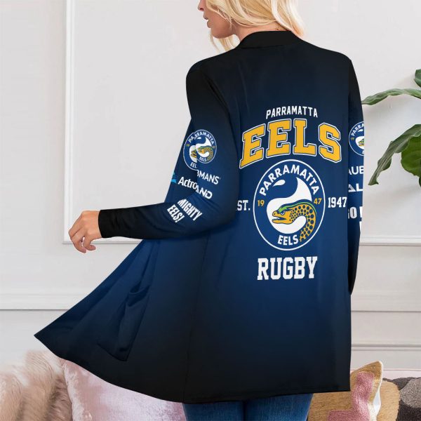 Parramatta Eels Women's Patch Pocket Cardigan - VANDH 3773