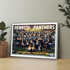 Penrith Panthers Rectangle Canvas With Inner Frame - VANDH 3650