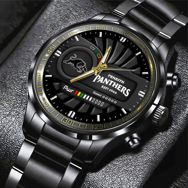 Penrith Panthers Black Stainless Steel Watch - MAITM 8258