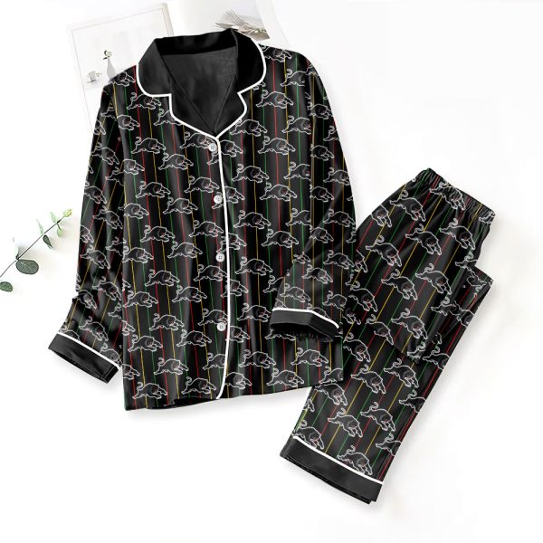 Penrith Panthers Button Down Pajamas Set – TANTN 8687