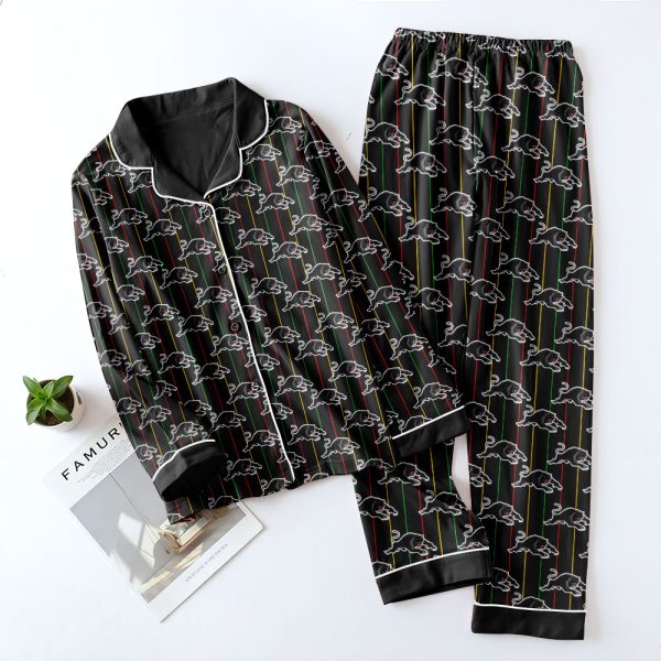 Penrith Panthers Button Down Pajamas Set – TANTN 8687