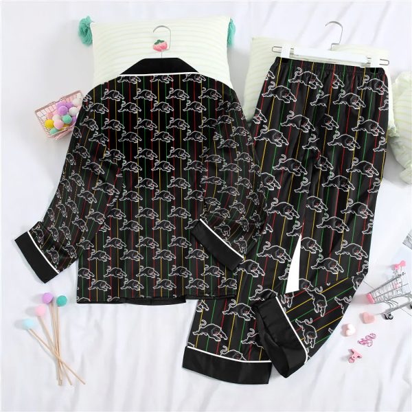 Penrith Panthers Button Down Pajamas Set – TANTN 8687