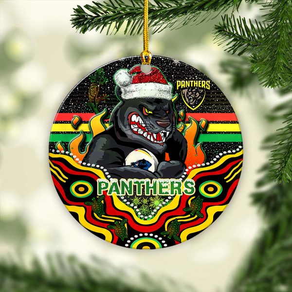 Penrith Panthers Fixed Shape 2-sided Acrylic Ornament - HOATT 6564