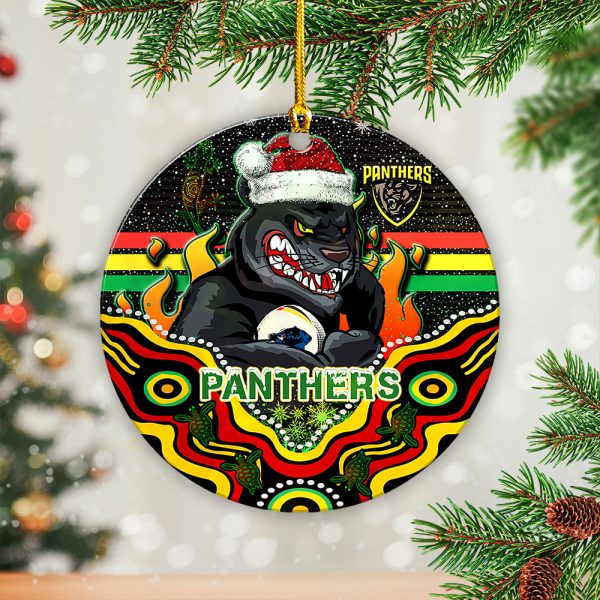 Penrith Panthers Fixed Shape 2-sided Acrylic Ornament - HOATT 6564