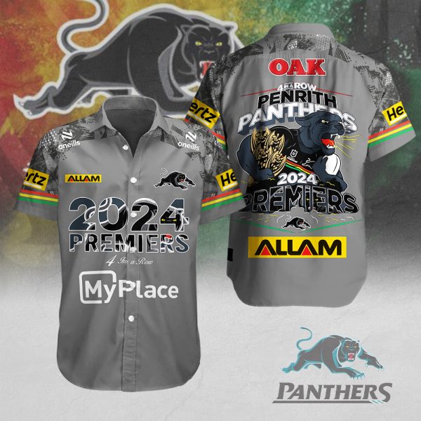 Penrith Panthers Short Sleeve Dress Shirt - MAITM 8606