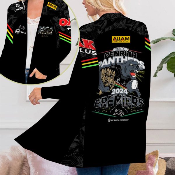 Penrith Panthers Women's Patch Pocket Cardigan - MAITM 8372