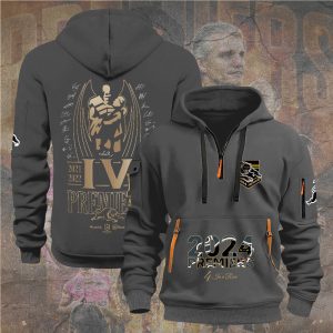 Penrith Panthers 2D Quarter Zip Hoodie - TANTN 8673