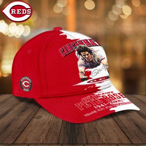 Pete Rose x Cincinnati Reds Classic Cap - TANTN8718