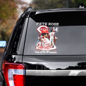 Pete Rose x Cincinnati Reds 3D Decal – HOATT 6619