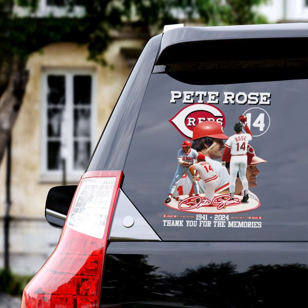 Pete Rose x Cincinnati Reds 3D Decal – HOATT 6619