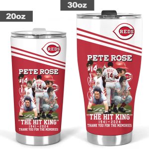 Pete Rose x Cincinnati Reds Tumbler Cup - TANTN 8725