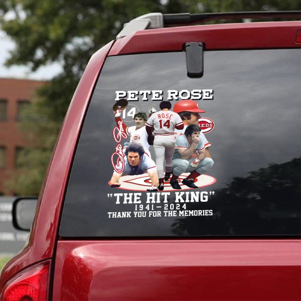 Pete Rose x Cincinnati Reds 3D Decal – HOATT 6625