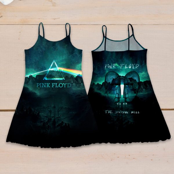 Pink Floyd 3D Strappy Swing Dress - GNE 1815