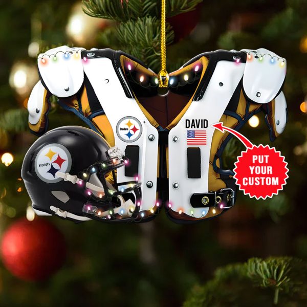 Personalized Pittsburgh Steelers Custom Shape 1-sided Acrylic Ornament - MAITM 8535